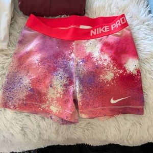 Nike pro dri fit spandex shorts